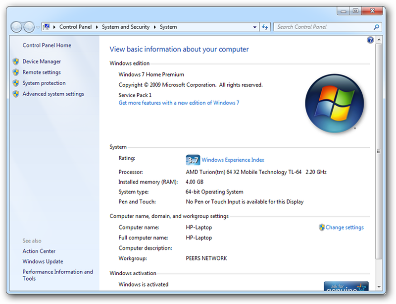 Microsoft windows 7 professional sp1 64-bit - oem